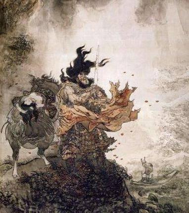 身骑一米八重型马，单手持百余斤铁枪，要几个关羽才能打赢项羽