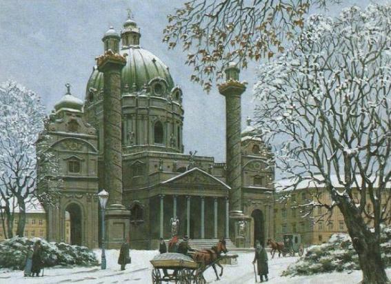 希特勒绘画作品赏析,恶魔也有文艺的一面