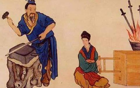 古代中国兵器铸造大师,为铸宝剑不惜血肉之躯以身试剑?