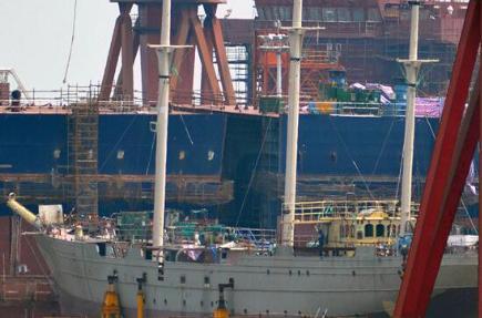 19世纪的风帆战列舰 我国也建造出一艘,效果很明显