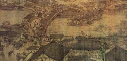 清明上河图放大后细节曝光 这幅画的信息量到底有多大