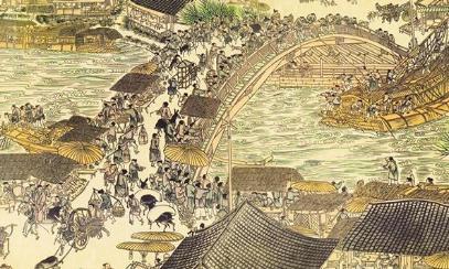清明上河图放大后细节曝光 这幅画的信息量到底有多大