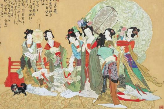 李白写了哪三首诗赞美杨贵妃