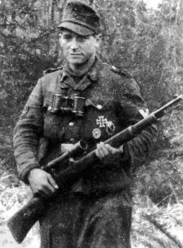 铁十字骑士勋章获得者 德国王牌狙击手约瑟夫&middot;塞普&middot;艾勒伯格简介